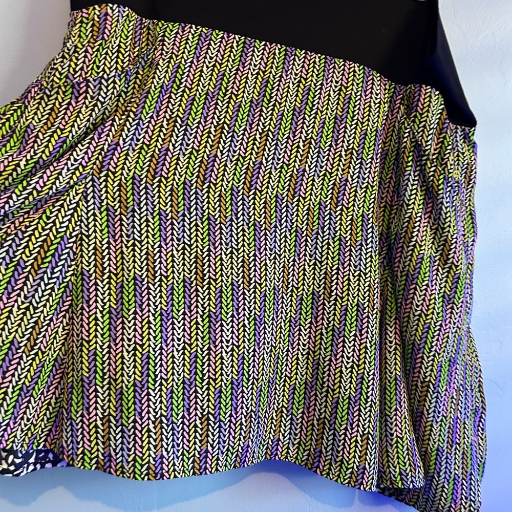 Multicolor Patterned Women's Skirt